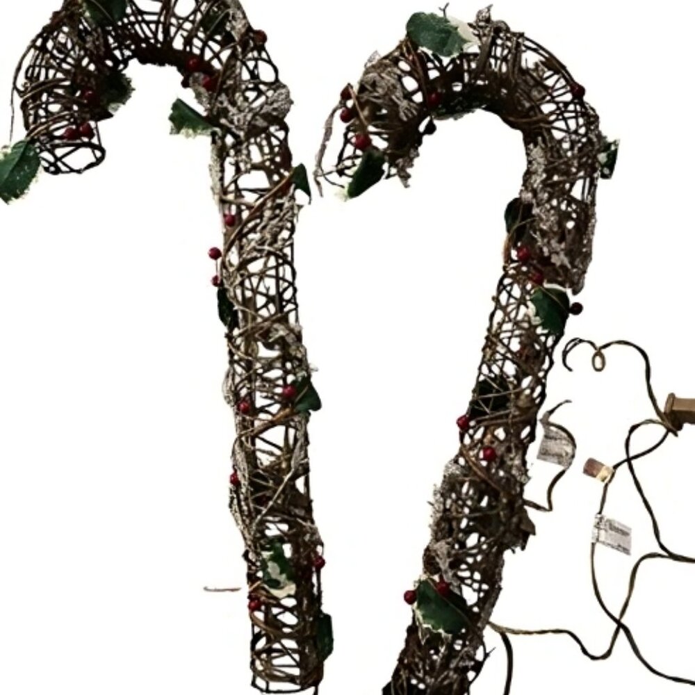 Vintage Indoor and Out Candy Canes